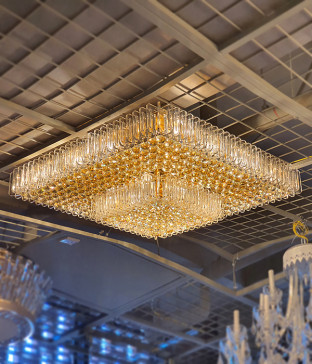 카리체 사각 33등 1000, 36등 1200 거실전등