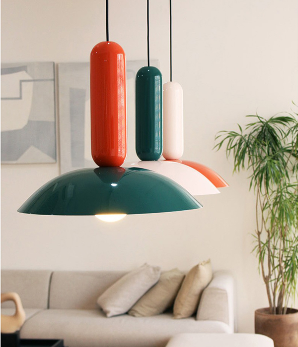 마몬 펜던트 인테리어 식탁등 Ø400 (오렌지/베이비핑크/그린 )